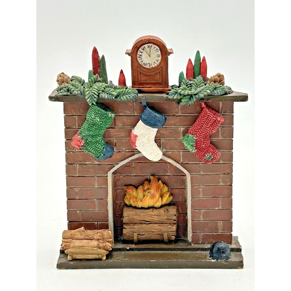 The Windsor Bears of Cranbury Commons Christmas Fireplace Papel Giftware